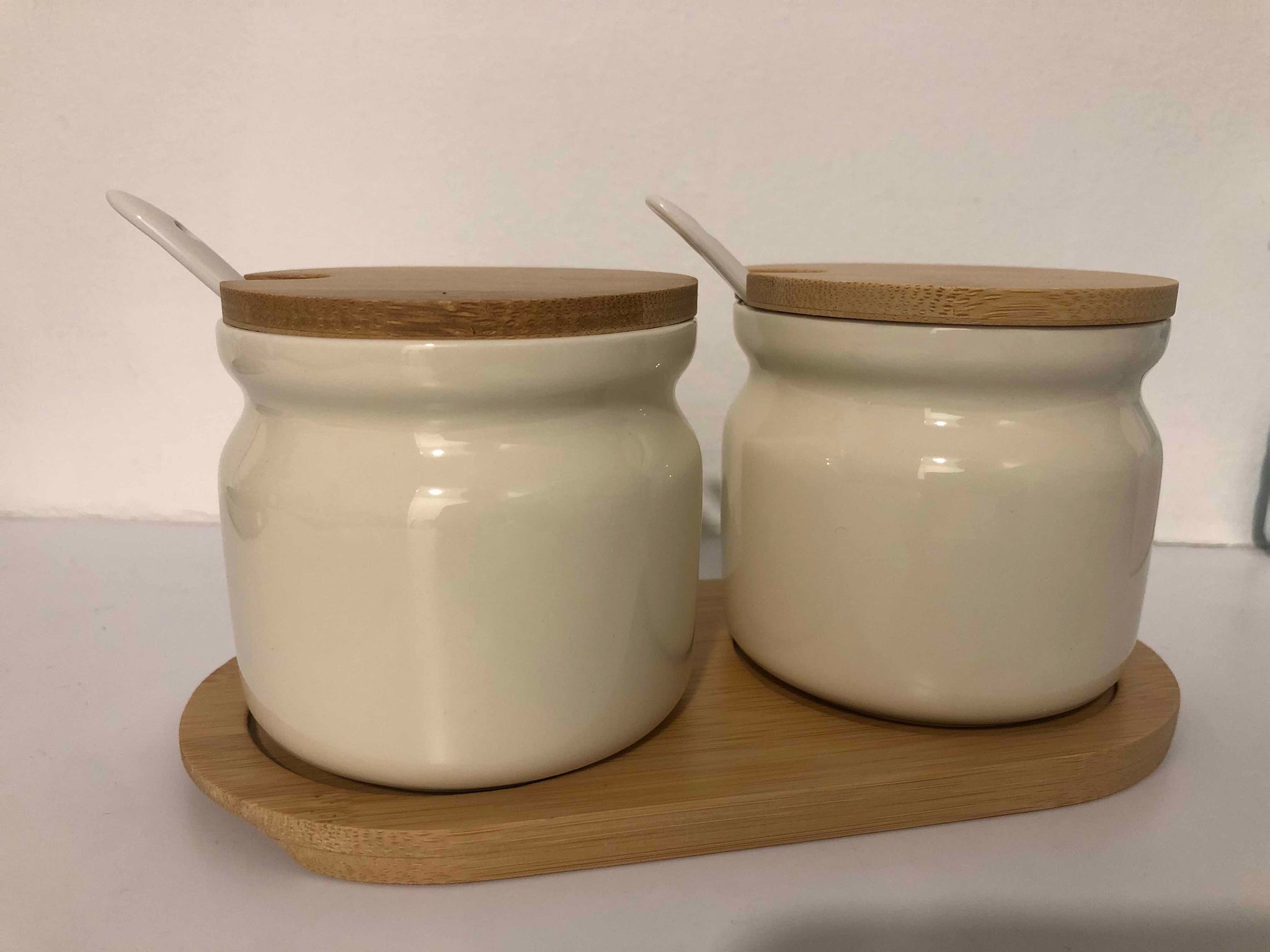 Ceramic Spice Jar Set (2pcs)