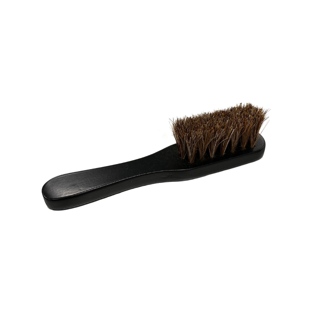Premium Horsehair Shoe Brush by Mr Black Garment Essential