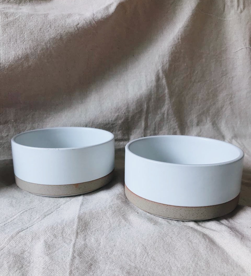 White Summer Bowl by Curates Co