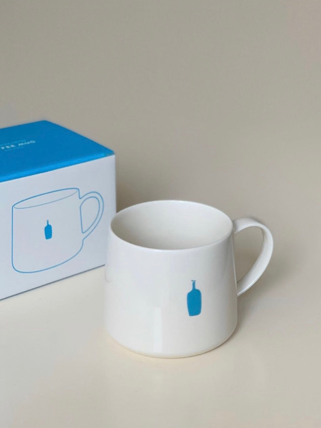 BLUE BOTTLE COFFEE Kiyosumi Mug Porcelain Cup, 340ml