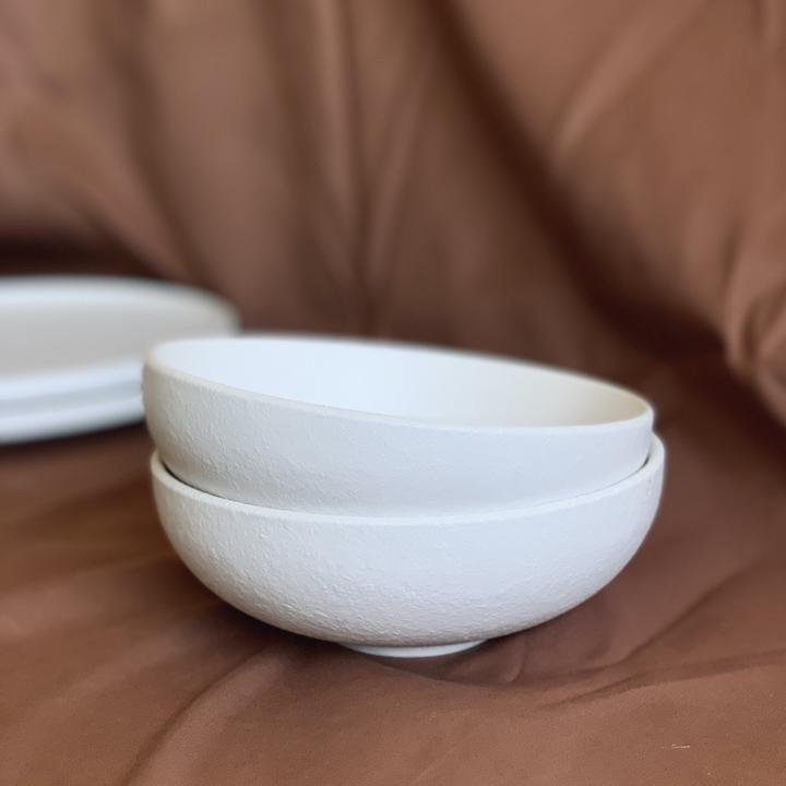 Oasis White 6" Cereal Bowl by Base Piece