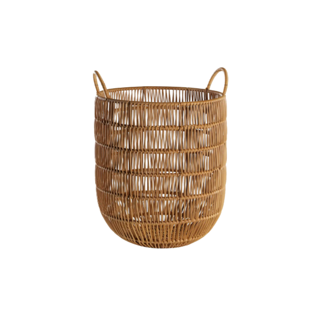 Weave Round Basket w/ Handle