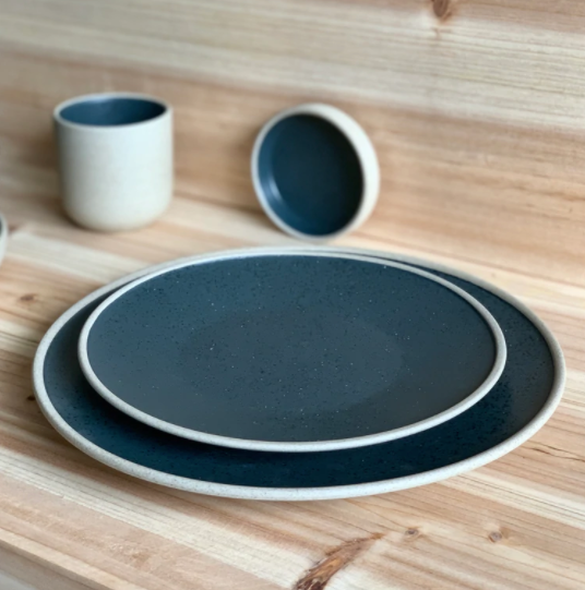 Midnight Dinner Plate by Base Piece