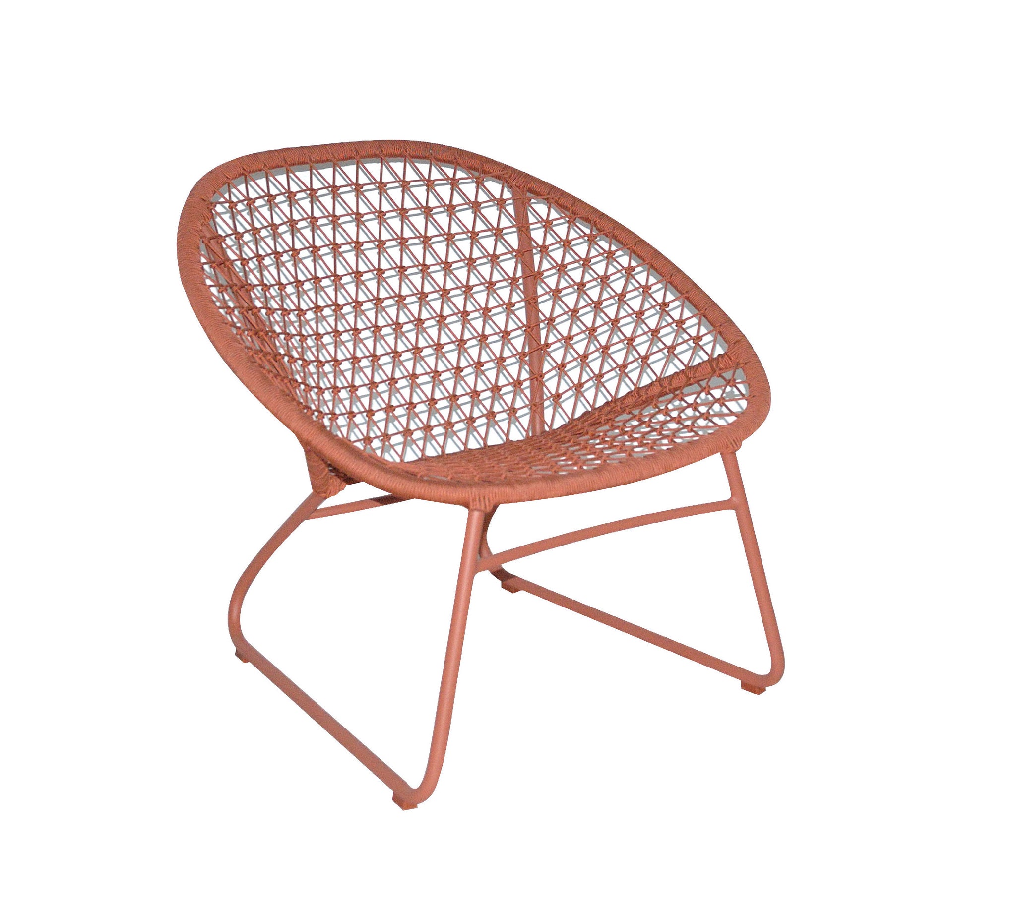 A Coral Outdoor Chair
