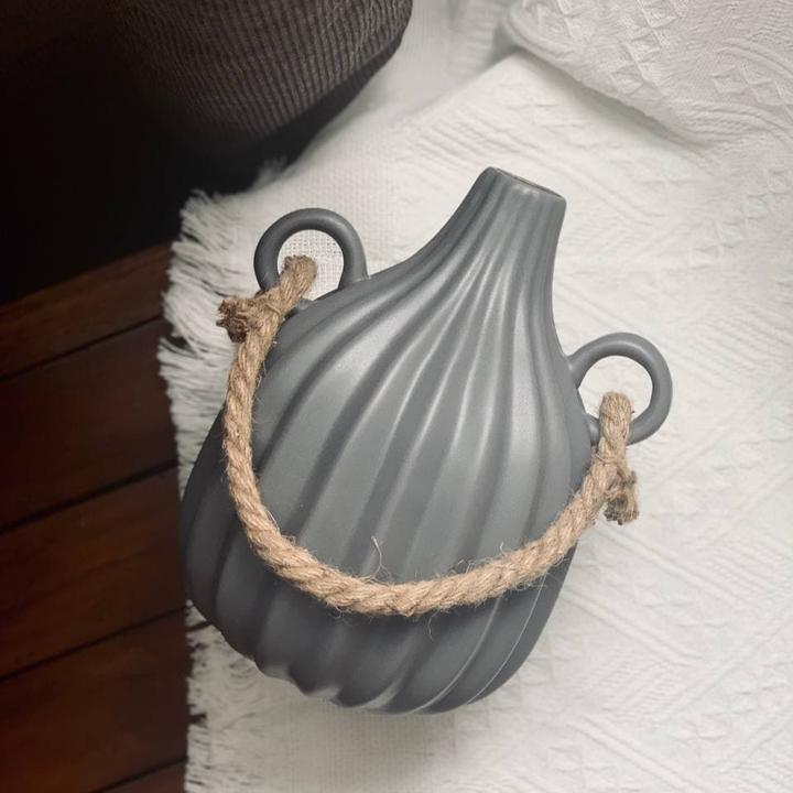 Beth Rope Vase by Base Piece (Small)